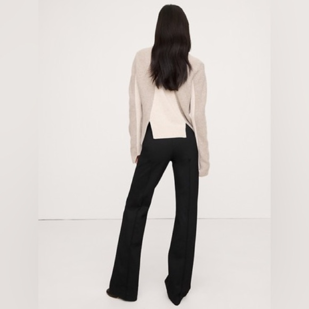 TALL Banana Republic Black Flare Pants - Picture 6 of 8